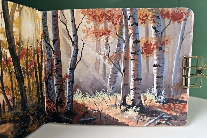 A painting by Simone